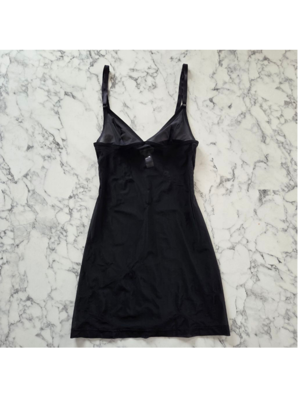 Dolce & Gabbana Intimo Black Fine Mesh Slip Dress Néglegé XXS Lingerie